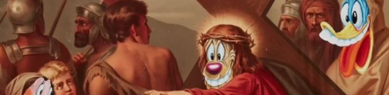 Looney Tunes artwork ‘mocking’ Jesus removed from gallery