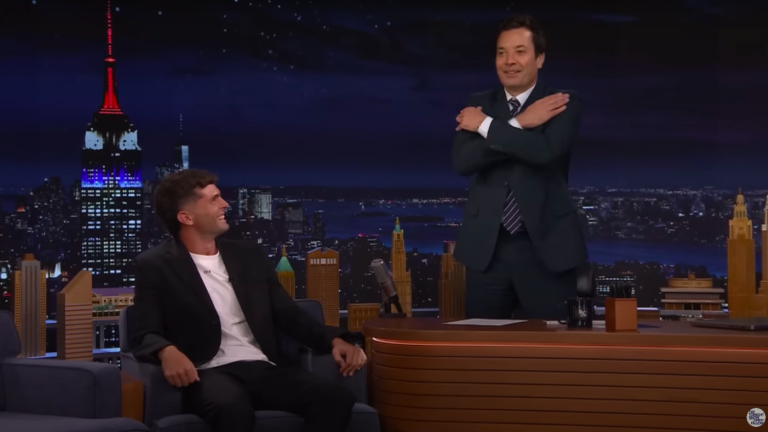 Watch: Jimmy Fallon creates hilarious new celebration for Christian Pulisic